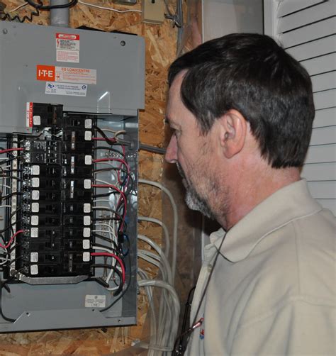 service channel electrical panel inspection